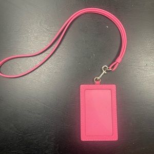 Coach id lanyard